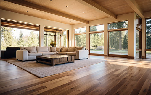 Blog article preview image showing flooring