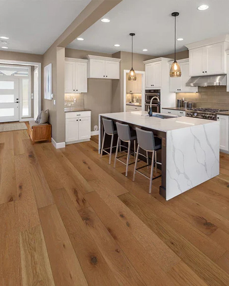 living room with hardwood flooring