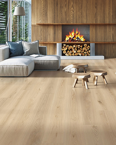 vinyl in living room